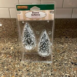 Vintage NIB Lemax Christmas Village Tree Small Accessory 4" 44083S Retired 1994